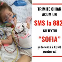 UPDATE 16.06.2025 – Acum se poate dona pentru Sofia si prin SMS!