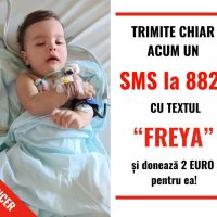 UPDATE 03.11.2025 – Acum se poate dona pentru Freya Staicu si prin SMS