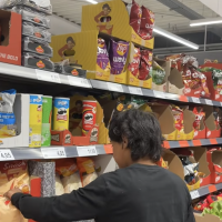 Am ajuns cu alimente la Geanina si familia ei