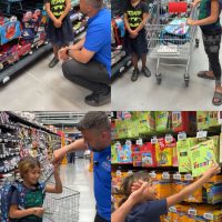 Primul ghiozdan din viata Alexandrei.. mergea la scoala cu o plasa