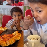 O iesire la pizza si desert pentru Anastasia